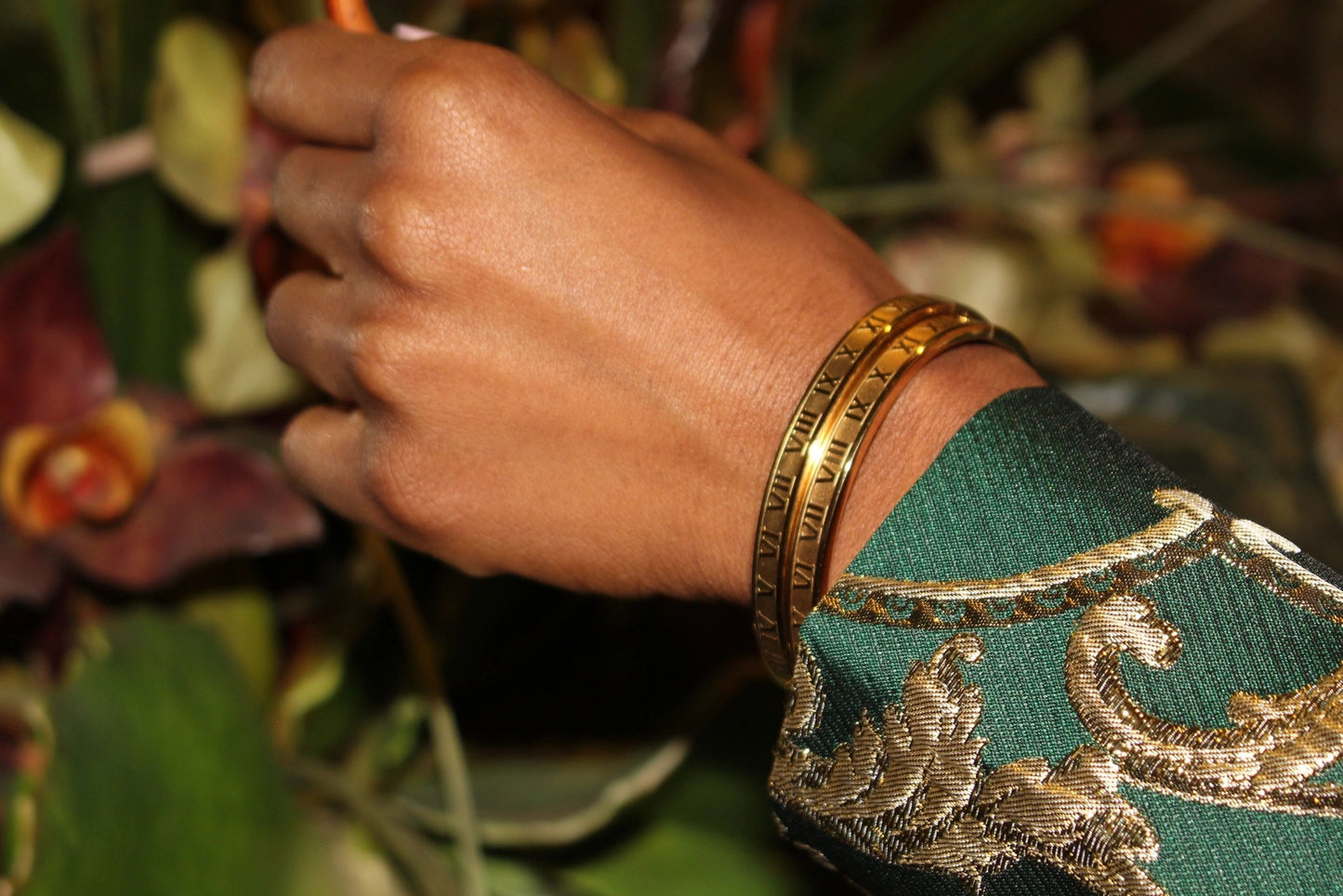 Roman Numeral Bangle