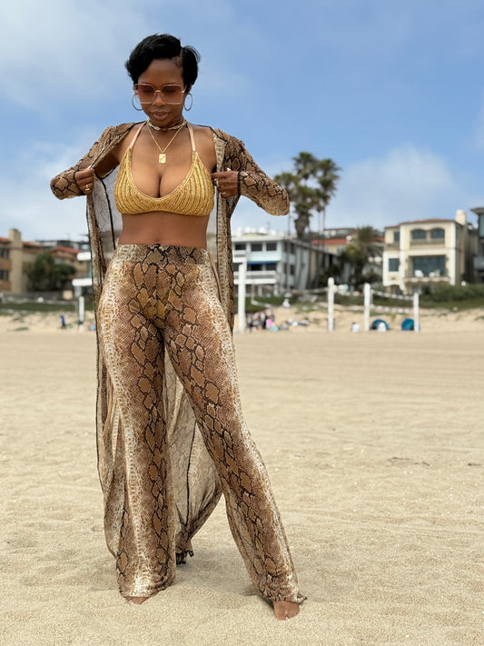 Snakeskin Cover Up Set