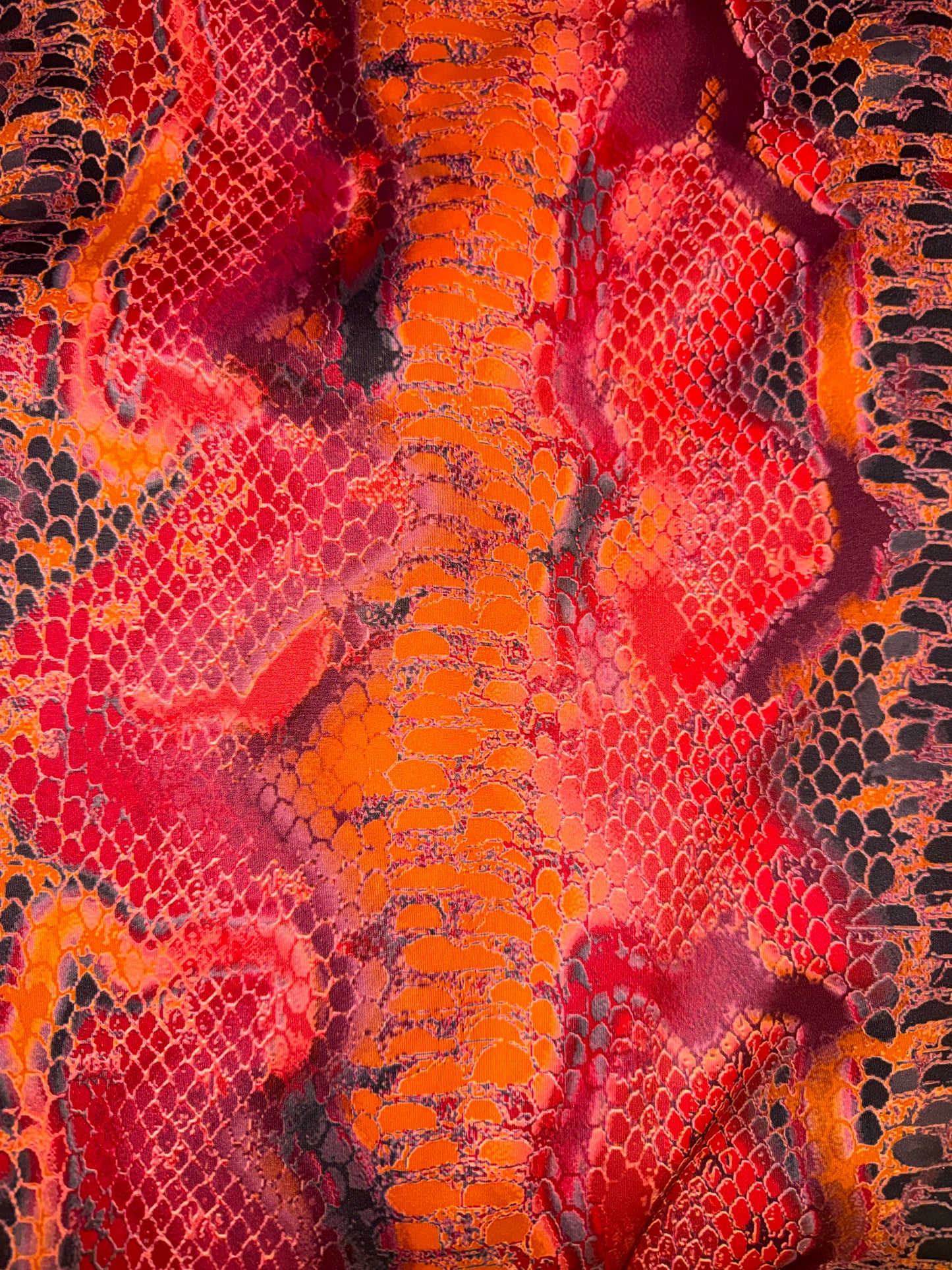 Snakeskin Print 1 Piece